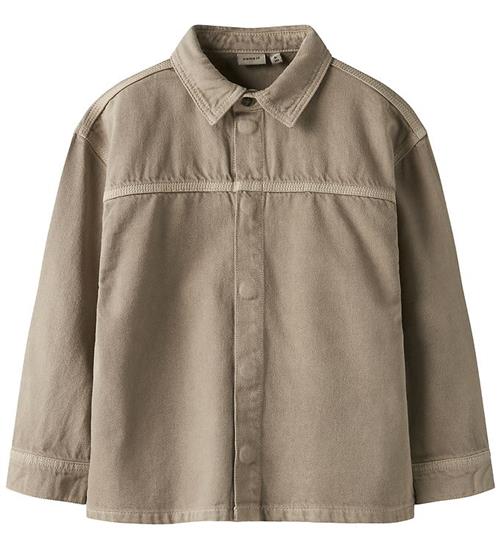 Name It Skjorte - NkmBobby - Chinchilla