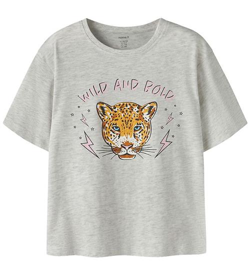 Name It T-shirt - NkfBenna - Light Grey Melange