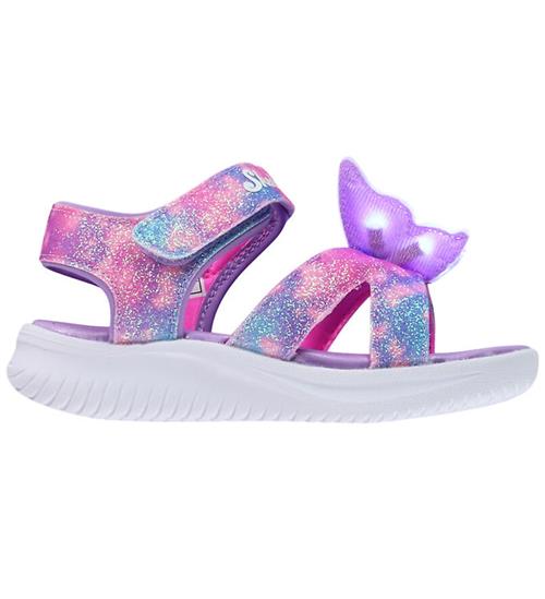 Skechers Sandaler m. Lys - Jumpsters - Lavender/Multi