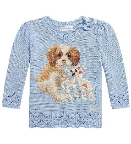 Polo Ralph Lauren Bluse - Strik - Chambray Blue