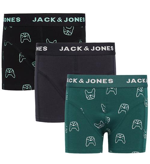 Jack & Jones Boxershorts - 3-pak - JacDenim Dog - Dark Navy/Dark
