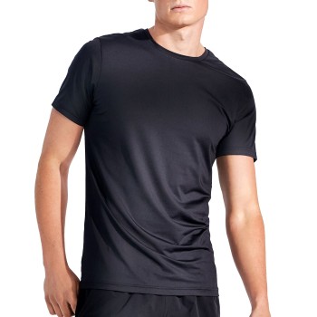 Bread & Boxers Bread and Boxers Active Crew Neck Sort polyester Large Herre