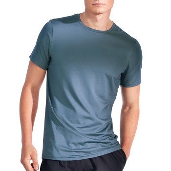 Bread & Boxers Bread and Boxers Active Crew Neck Blå polyester X-Large Herre