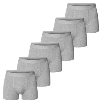 Bread & Boxers Bread and Boxers Boxer Briefs 6P Grå økologisk bomuld XX-Large Herre