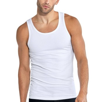 Bread & Boxers Bread and Boxers Men Tanks 2P Hvid økologisk bomuld X-Small Herre
