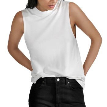 Bread & Boxers Bread and Boxers Soft Fiber Tank Top Hvid viskose Large Dame