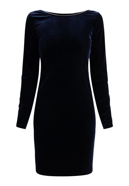 faina Coctailkjole  ultramarinblå / hvid