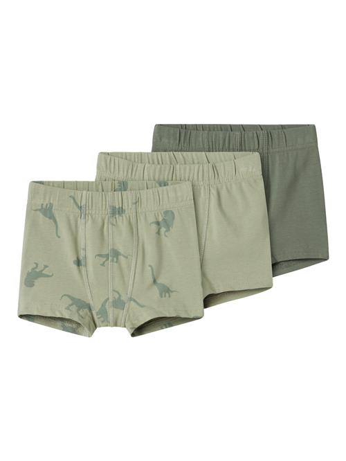 NAME IT 3-Pak Boxershorts Agave Green Dino