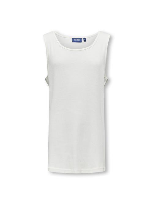 ONLY & SONS Rib Tanktop Frank Cloud Dancer