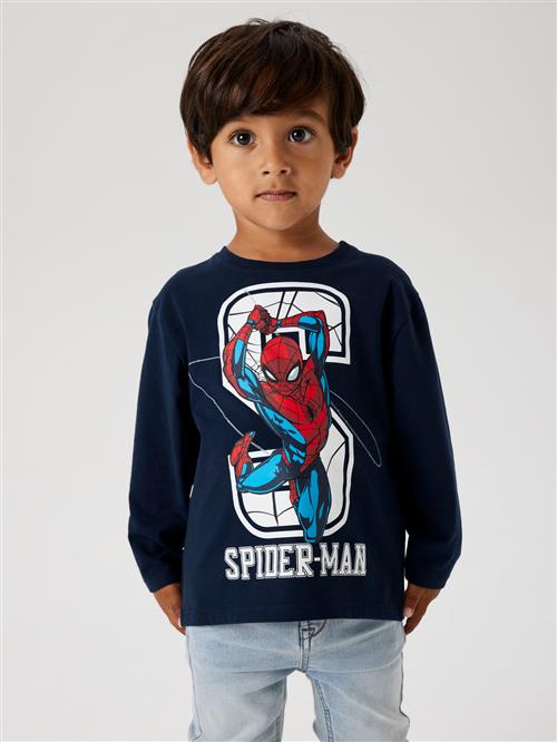 NAME IT Bluse Spiderman Nitin Dark Sapphire