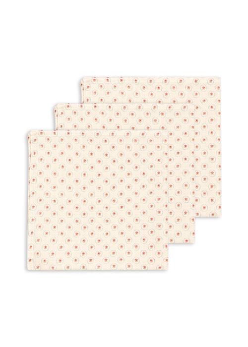 Konges Sløjd GOTS 3-pak Muslin-klud Mirage  Mirage One Size  Hvid  One Size 0+ unisex