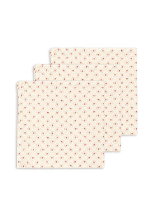 Konges Sløjd GOTS 3-pak Muslin-klud Mirage  Mirage One Size  Hvid  One Size From Newborn unisex