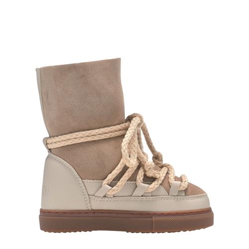 Inuikii Lambskin Cow Leather Snow Boots Beige 34 EU  Beige  34 EU  kvinde