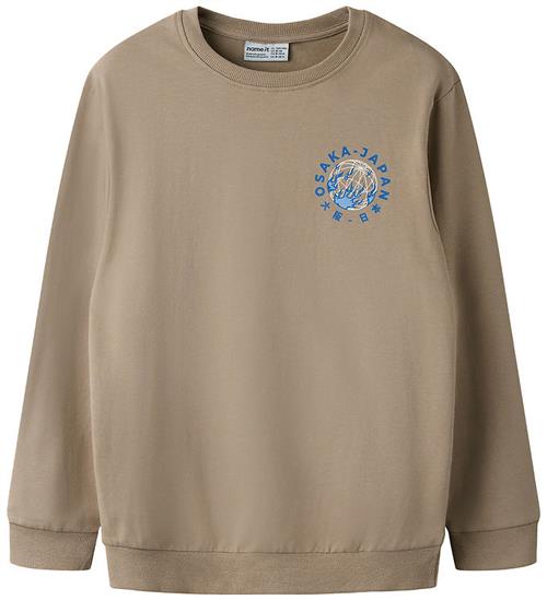 Name It Sweatshirt - NkmVildar - Vintage Khaki/Osaka