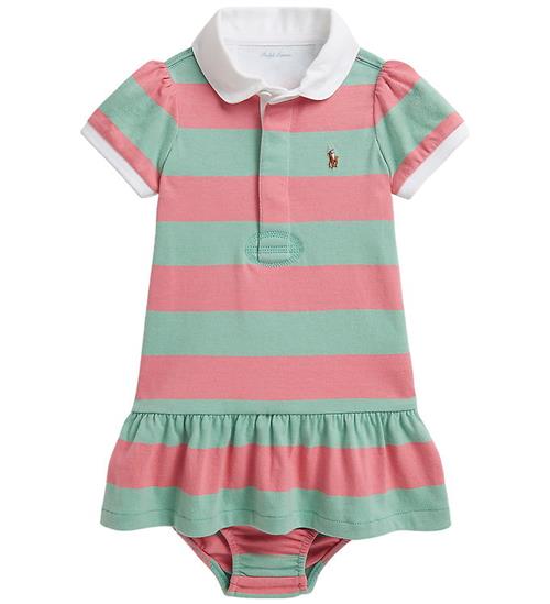 Polo Ralph Lauren Kjole m. Bloomers - Desert Rose/Grønternet