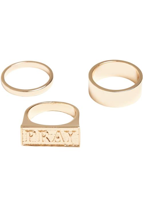 Mister Tee Ring 'Pray'  guld