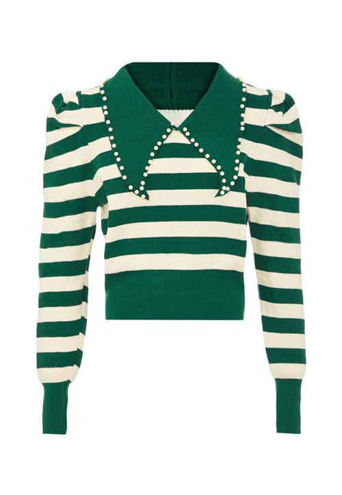 nolie Pullover  creme / grøn