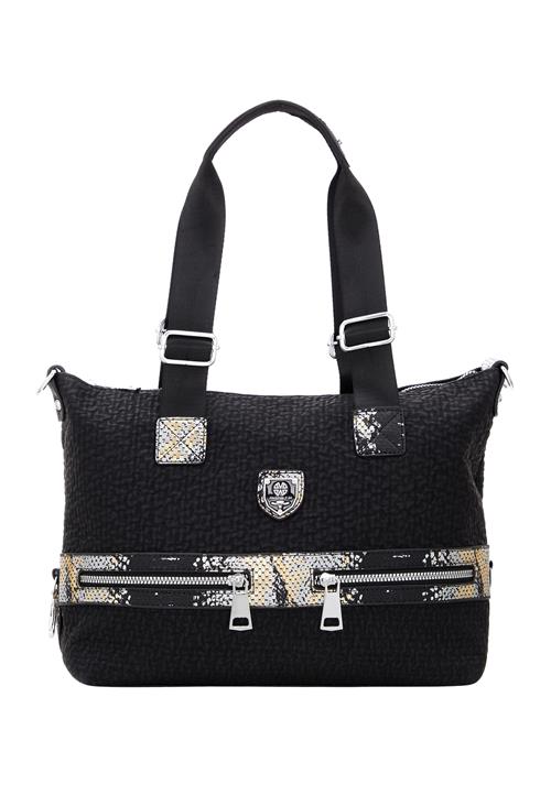 NAEMI Skuldertaske  guld / sort / sølv