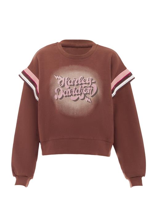 HOMEBASE Sweatshirt  brun / pink / hvid