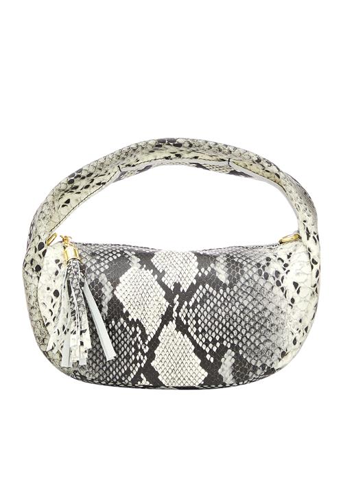 FELIPA Håndtaske  grå / sort / hvid