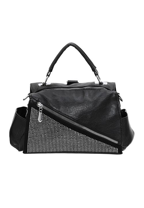 faina Håndtaske  sort / hvid