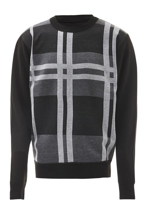NOWLES Pullover  grå / mørkegrå / sort