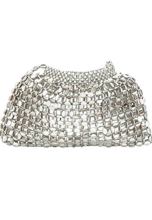 Koosh Skuldertaske  sølv