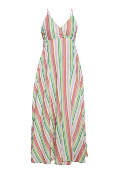 IZIA Sommerkjole  grøn / lilla / pink / naturhvid