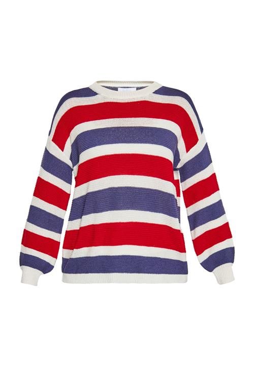 usha BLUE LABEL Pullover  blå / rød / offwhite