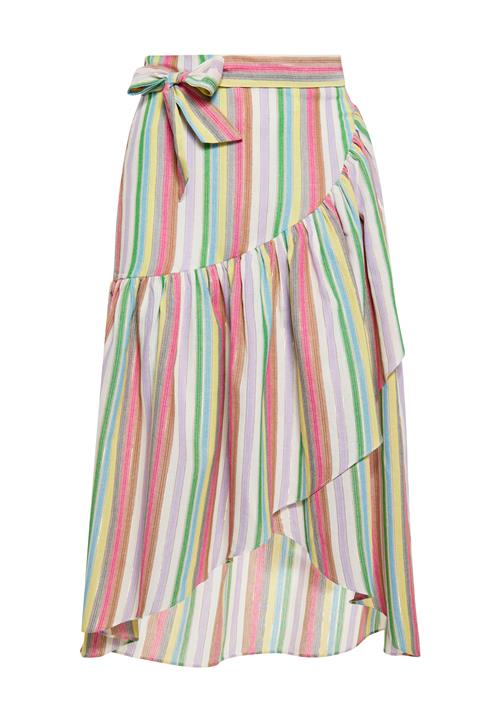 IZIA Nederdel  beige / pastelgrøn / pink