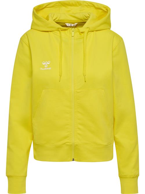 Hummel Sportssweatjakke 'GO 2.0'  gul / hvid