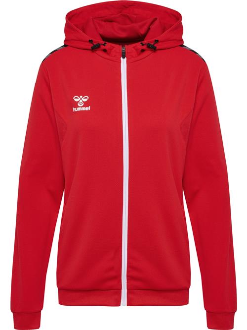 Hummel Sportssweatjakke 'AUTHENTIC'  cranberry / sort / hvid