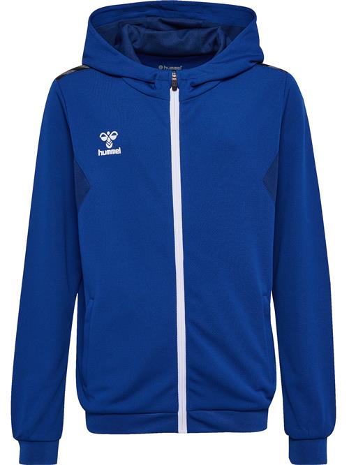 Hummel Sportssweatjakke 'Authentic Pl'  koboltblåt / hvid