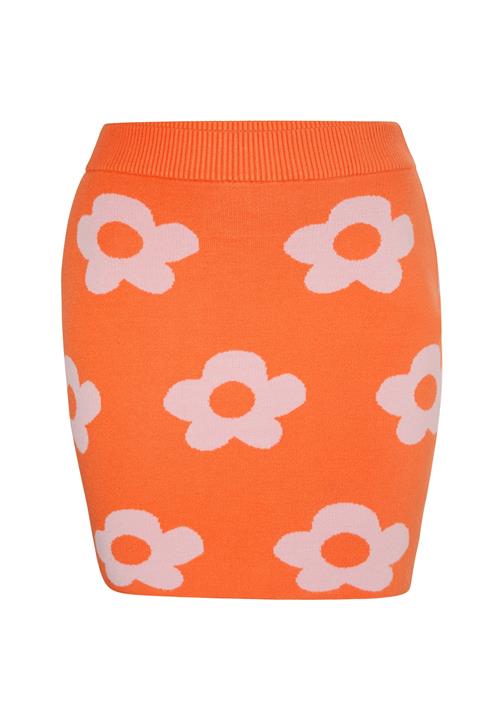 MYMO Nederdel  lysegrå / orange