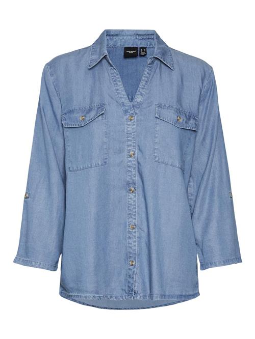 VERO MODA Bluse 'VMBREE'  blue denim