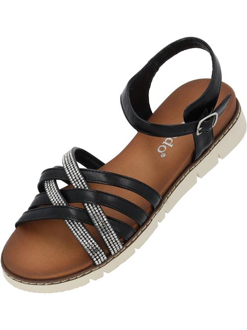 Palado Sandaler 'Gieh'  sort / sølv