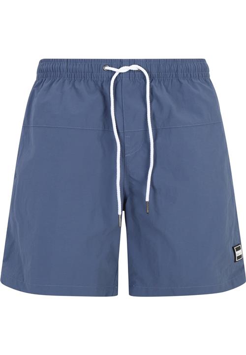 Urban Classics Badeshorts  dueblå / hvid