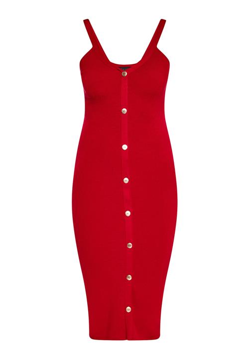 NAEMI Strikkjole  rød