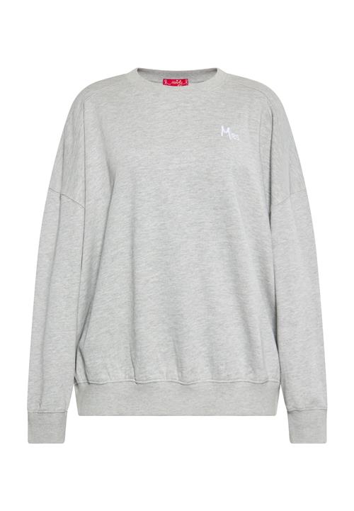 swirly Sweatshirt  lysegrå / hvid