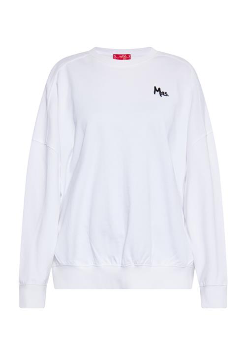 swirly Sweatshirt  sort / hvid