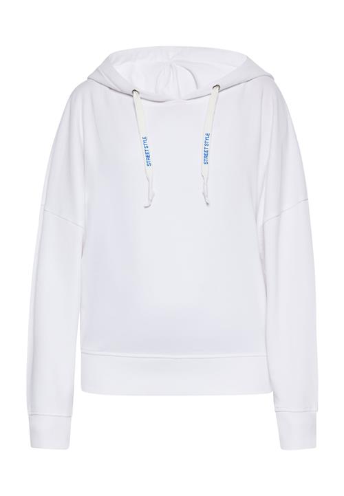 swirly Sweatshirt  blå / hvid