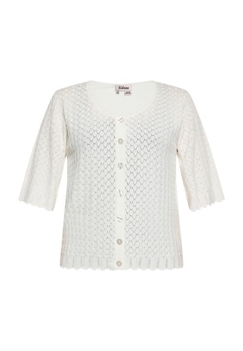 Sidona Cardigan  uldhvid