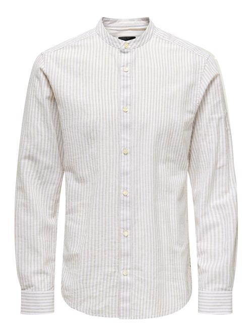 Only & Sons Skjorte 'ONSCaiden'  lysegrå / offwhite