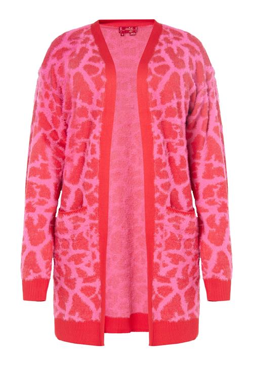 swirly Cardigan  pink / rød