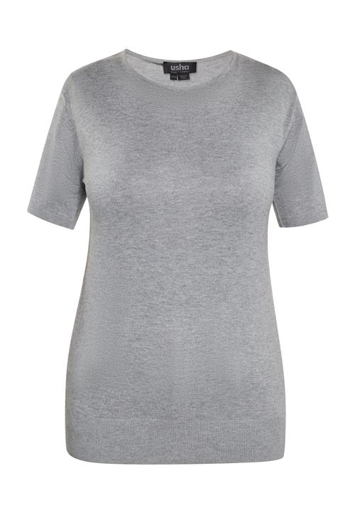 usha BLACK LABEL Pullover  grå-meleret