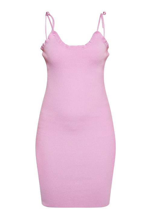 swirly Strikkjole  gammelrosa