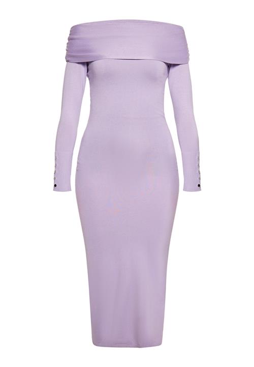 faina Strikkjole  lavendel