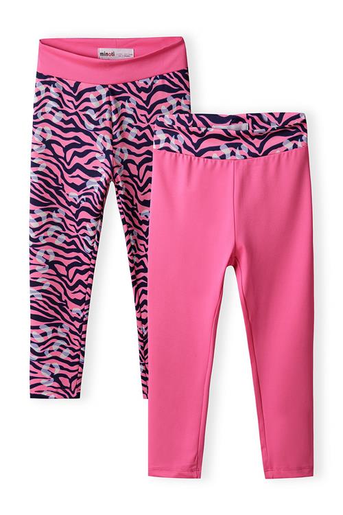 MINOTI Leggings  pink / sort