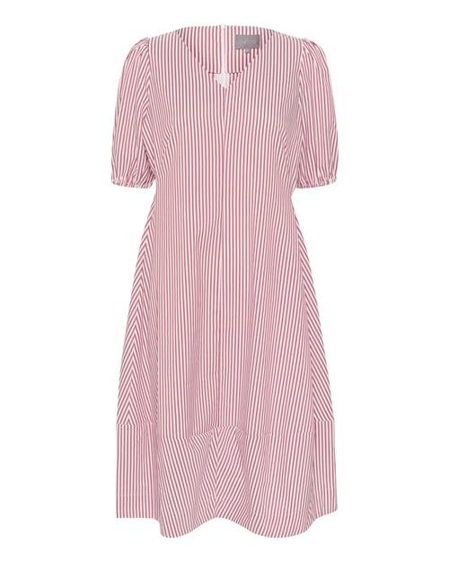 CULTURE Blusekjole 'Abigail'  rød / hvid