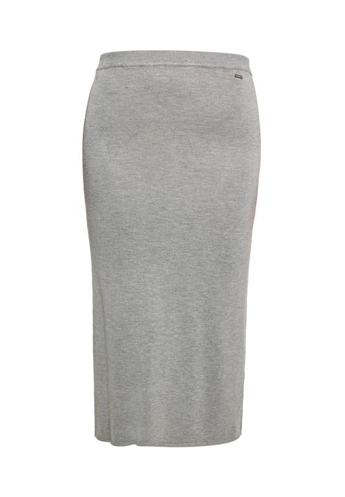 DreiMaster Klassik Nederdel  grå-meleret